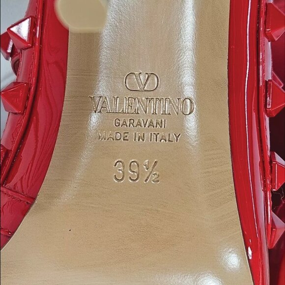 Valentino Garavani Women Rockstud Ankle Strap Pumps Tonal Studs 11 MSRP $1,150 - Picture 8 of 15